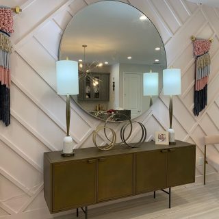 We had a “mauve moment” at the ficus model by #tollbrothers at Hamilton Place in Naples. What are your thoughts on the fiber wall hangings? How cute is the animal 🦒 themed room?  #interiordesign #interiotdesignforbuilders #modelhomemerchandising #modelhomes